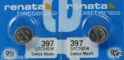 2 Renata Replacement Batteries for Swatch Irony Nabab