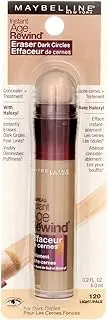 Maybelline Instant Age Rewind Eraser Dark Circles Treatment Concealer, Light 0.2 oz (Pack of 2)
