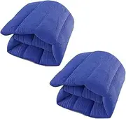 Weighted Heating Pad Microwavable Natural Moist Heat Therapy with Washable Cover; for Back, Neck. Shoulders, Nerve, Cramps, Lower Lumbar Pain Relief Extra Large, 2 pack, 22x13” each