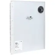 Aqua Drops Refillable Display Book A4 10 Pocket Clear