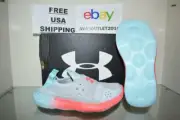 Under Armour Girls' Grade School UA Runplay Fade Running Shoes 3025395 100 NIB