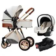 3 In One Stroller For Baby/car Lightweight ISOFIX Base Shipped In US