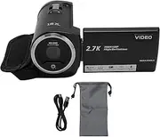 NutriEss Video Camera Camcorder 50MP 2.7K HD 16X Digital Zoom 2.8 Inch Rotation Screen Digital Video Recorder with USB Port 1/4 Inch Thread for Travel (32GB)