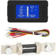 QANYEGN Multifunction Battery Monitor Meter, Digital Current Voltage Power Energy Meter, Energy Consumption Capacity Tester for Car Battery