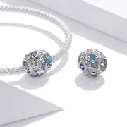 Solid 925 Sterling Silver Starfish and Seashells Pandora Inspired Charm