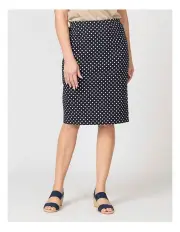 [Fella Hamilton] Spot Dot Pockets Skirt in Black/White