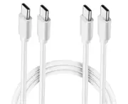 2 Pack 1m/3FT 60W Fast USB Data Charger 3A Cable For iPhone 15 Series