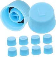 TOPPERFUN Automotive Air Conditioning Caps 10pcs Valve Core Caps Leakproof High Pressure Easy Install for Car Ac Systems