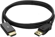 Simplecom DA201 4K DisplayPort to HDMI Cable 2160P Ultra HD 1.8M