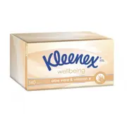Kleenex 0299 2 Ply Aloe Vera Kleenex Facial Tissue 140 Tissues White Carton (24