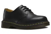 Dr. Martens 1461 Smooth Shoes Classic 3 Eye Lace Up Unisex - Black - 8.5 UK