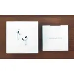 蘋果 APPLE AIRPODS 原廠空盒 耳機盒 耳機空盒 外包裝紙盒 外盒 禮物盒 收納盒 (只有空盒與說明書)