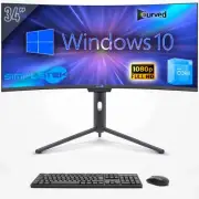 PC All IN One Core I3 12th 34 " Win10 16gb 480gb Curved FHD Gaming Graphics_