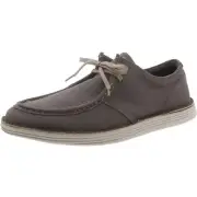Clarks Mens Forge Run Green Canvas Slip On Boat Shoes 11.5 Medium (D) BHFO 1694