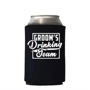 Wedding Stubby Holder Cooler Groomsman Gifts Bridal Party Favours Bucks Stag