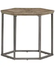 Progressive Furniture Hexagon End Table
