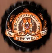USA Plastic Lined Beer Crown Bottle Cap: Belching Beaver Brewing