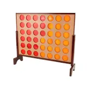 Giant4 Hardwood Indoor Outdoor Giant Connect Four In A Row Game Set 120x109cm