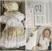 NIB Yolanda Bello Knowles Porcelain Picture Perfect Babies LISA Doll Certificate