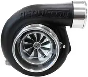 Aeroflow Boosted 6662 1.06 T3 Flange V-Band Outlet GTX3582 Black - AF8005-3017BLK