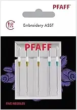 Pfaff Sewing Machine Embroidery Assorted Needles Pack of 5