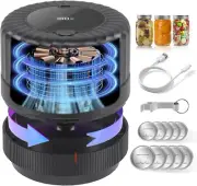Electric Mason Jar Vacuum Sealer for Food Storage Wide & Regular Mouth Canning