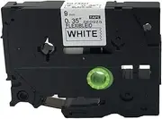 NEOUZA Black On White Flexible Id Wire Label Tape Compatible for Brother Tze Fx221 Tz Fx221 9Mm X 8M