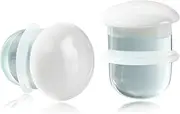 [JOYTOYOU] 2 PCS Ear Plugs Glass Expander Single Flare with O-Ring Ear Tunnels Plugs Ear Expander Stretching Ear Gauges Ear Stretching Kit Body Piercing Jewelry Colorful 4G-5/8 5MM-16MM