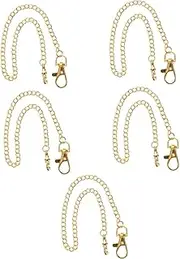 [AOKWAWALIY] Pocket Watch Chain Watch Chain Link Silver Pocket Watch Wallet Chain for Men Camisole Vintage Pocket Watch Pants Chain for Men Mens Fr Jeans Tank Top Golden Metal