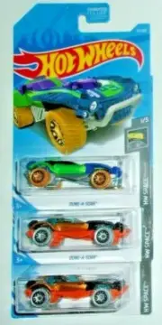 Hot Wheels (3) Dune-A-Soar #020 HW Space 1/5 1-Green/2-Gold VHTF!