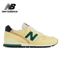 在飛比找momo購物網優惠-【NEW BALANCE】NB 美製復古鞋_中性_鵝黃色_U