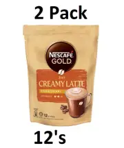 2 X NESCAFE Gold 3-in-1 Creamy Latte 31g x 12's Rich & Creamy Instant Coffee