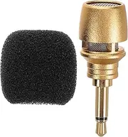 Abaodam Mini Smartphone Microphone with Finish Portable Plug in Karaoke Mic for Voice Recording Vlogging Live Streaming and Interviews Compatible with Phones and Tablets