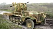 1/72 WW2 German Sd.Kfz 10 2cm Flak.Halftrack .Painted Resin. 1900 models on offr