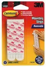 Command Refill Strips, Large, White, 6-Strips (17023P-ES)