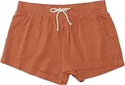 [BILLABONG] Girls' Hit The Road Elastic Waist Pull on Short, Sunburnt, Large