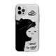 創意黑白貓咪適用iPhone15promax手機殼14pro簡約保護殼軟12pro透明xr個性12mini蘋果14plu