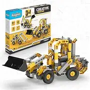 Engino Creative Builder 3-in-1 Machinery Wheeled Loader Building Block