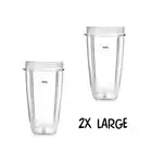 Nutri Bullet Replacement Extra Spare 2x Large Cups Accessories for Nutribullet