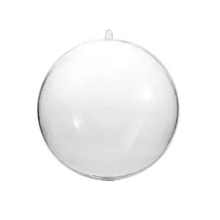 【MaoMao商城】🇹🇼透明球 透明圓球 壓克力球 塑膠球 扭蛋殼 聖誕球 透明球殼 空心圓球 裝飾吊球婚禮小物 水晶球