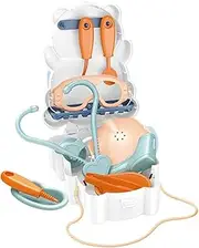 Pretend Kit for Toddler - Interactive Kids Role ing Set | Cartoon Doctor and Engineer Pretend Game Kit for Children, Toddler, Girls, Boys