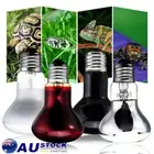25/50/75/100W UVA Lamp Amphibian Bird Light Heat Reptile Bulb Snake Day Night AU