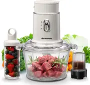 Electric Food Chopper - Blender and Food Processor Combo, 3 in 1 Food Grinder El
