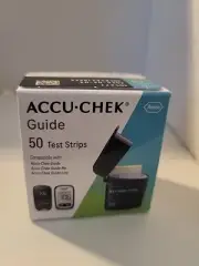 Accu-Chek Guid3 50 Blood Sugar Test Strips Expires 2026