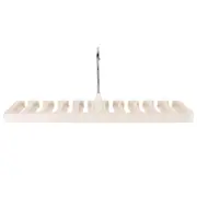 Multifunction Tie Rack Hanger Rotating Hook Belt Holder Closet Ties Storage OrganizerBeige