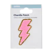 Chenille Patch - Lightening Bolt