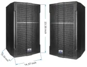 Singtronic Pro Quality 4000W Karaoke Vocal Speakers (Pair)