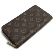 Louis Vuitton Zippy Wallet Long Round Zipper Monogram Brown M42616 Women'S Purch