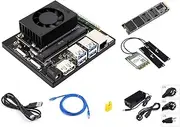 Waveshare Jetson Orin NX AI Development Kit for Embedded and Edge Systems 8GB Memory Jetson Orin NX Module Bundle with USB Cable+Ethernet Cable+Jumper+Power Adapter (5 Items)
