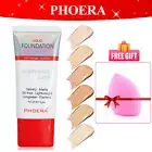 PHOERA Matte Liquid Skin Foundation Full Coverage Long Lasting Light Face Makeup